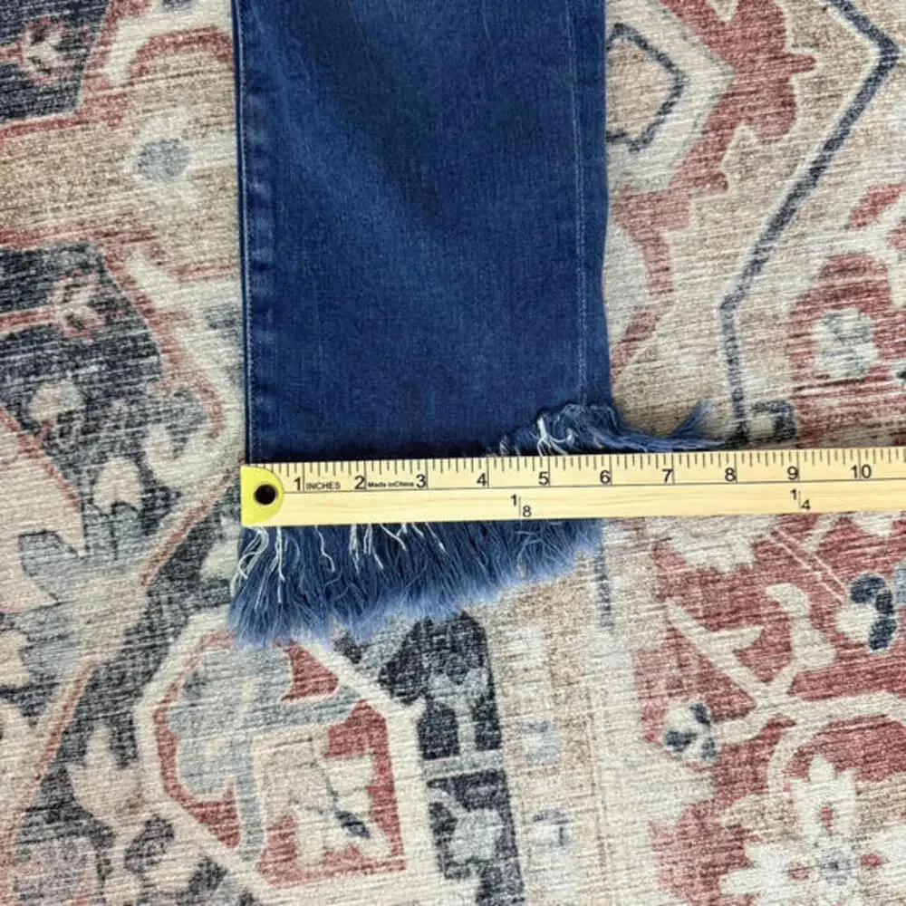 FRAME Le High Straight Blue Cotton Blend Denim‎ Jeans Womens 24